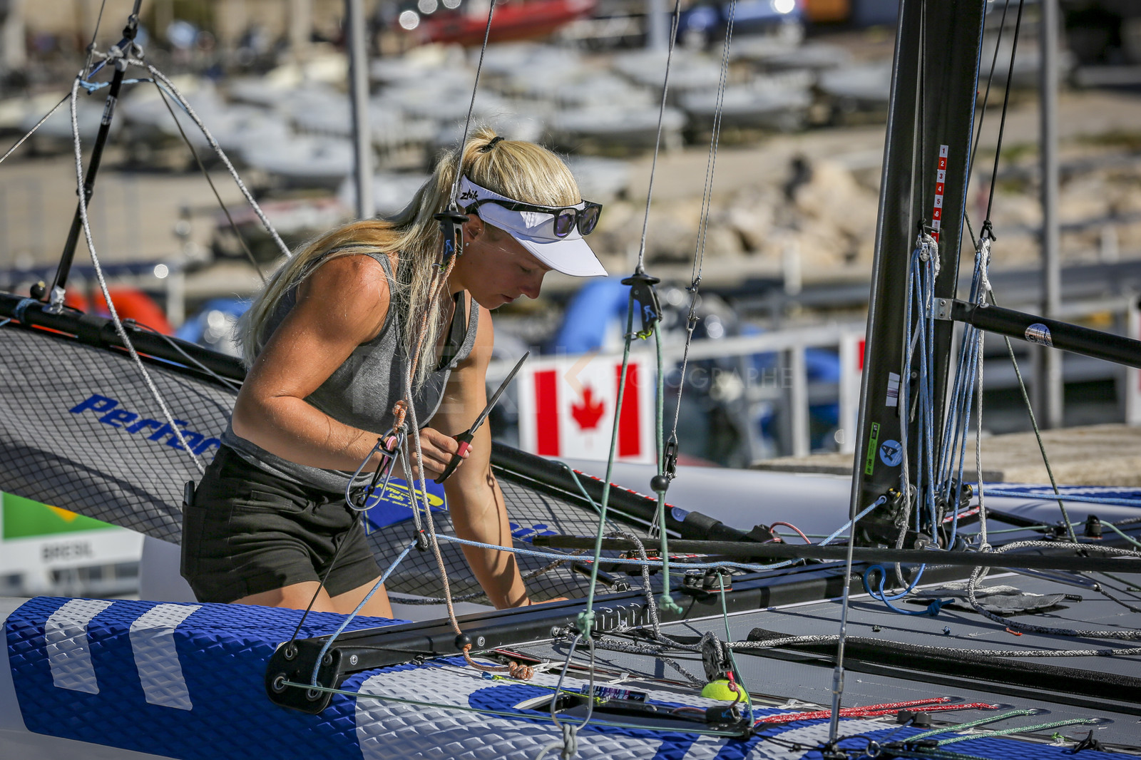 Marseilles France is hosting more than 200 sailors from 28 nations for the 2018 Junior Worl Championship of 49er, 49erFX and Nacra 17. Held from 28 august to 1st september 2018. © Pierick Jeannoutot