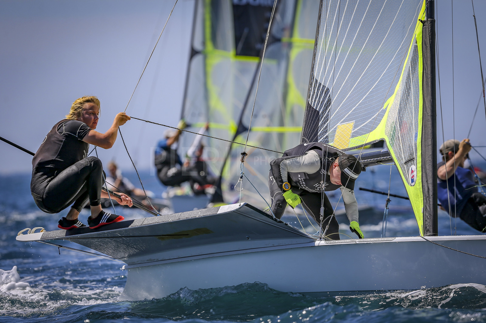 Marseilles France is hosting more than 200 sailors from 28 nations for the 2018 Junior Worl Championship of 49er, 49erFX and Nacra 17. Held from 28 august to 1st september 2018. © Pierick Jeannoutot