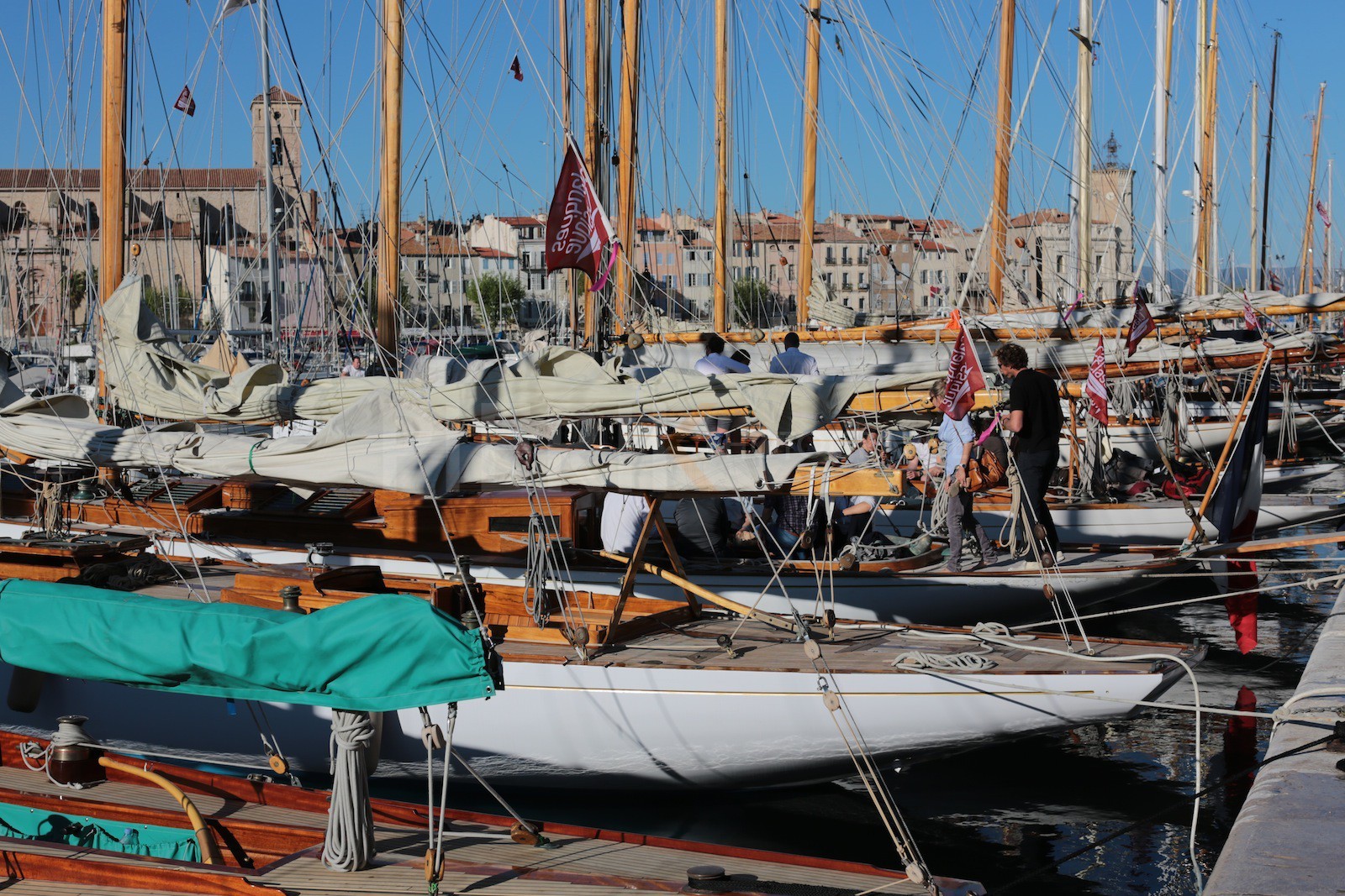 Les bateaux à quai