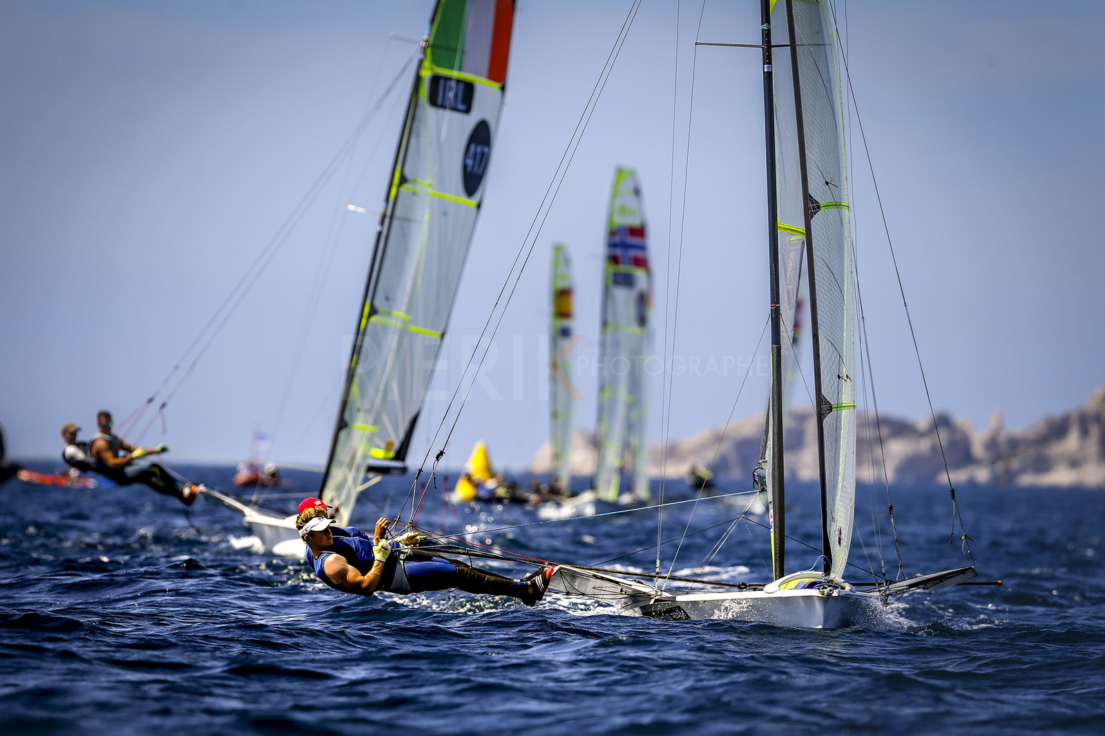 Marseilles France is hosting more than 200 sailors from 28 nations for the 2018 Junior Worl Championship of 49er, 49erFX and Nacra 17. Held from 28 august to 1st september 2018. © Pierick Jeannoutot