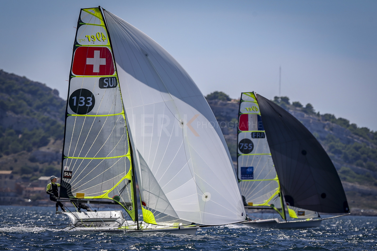 Marseilles France is hosting more than 200 sailors from 28 nations for the 2018 Junior Worl Championship of 49er, 49erFX and Nacra 17. Held from 28 august to 1st september 2018. © Pierick Jeannoutot