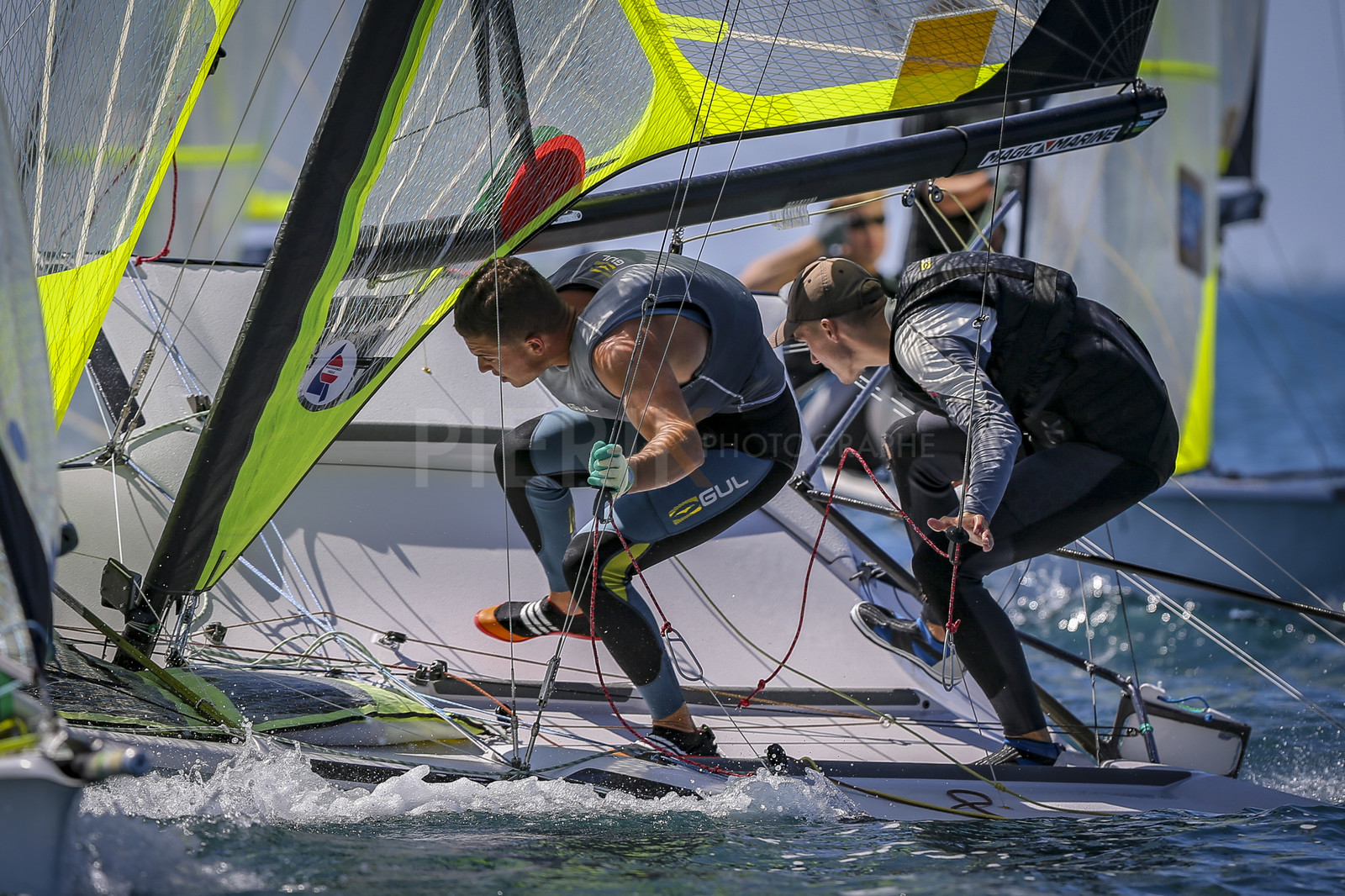 Marseilles France is hosting more than 200 sailors from 28 nations for the 2018 Junior Worl Championship of 49er, 49erFX and Nacra 17. Held from 28 august to 1st september 2018. © Pierick Jeannoutot